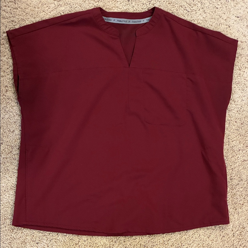 Fabletics- XL Vneck Scrub Top